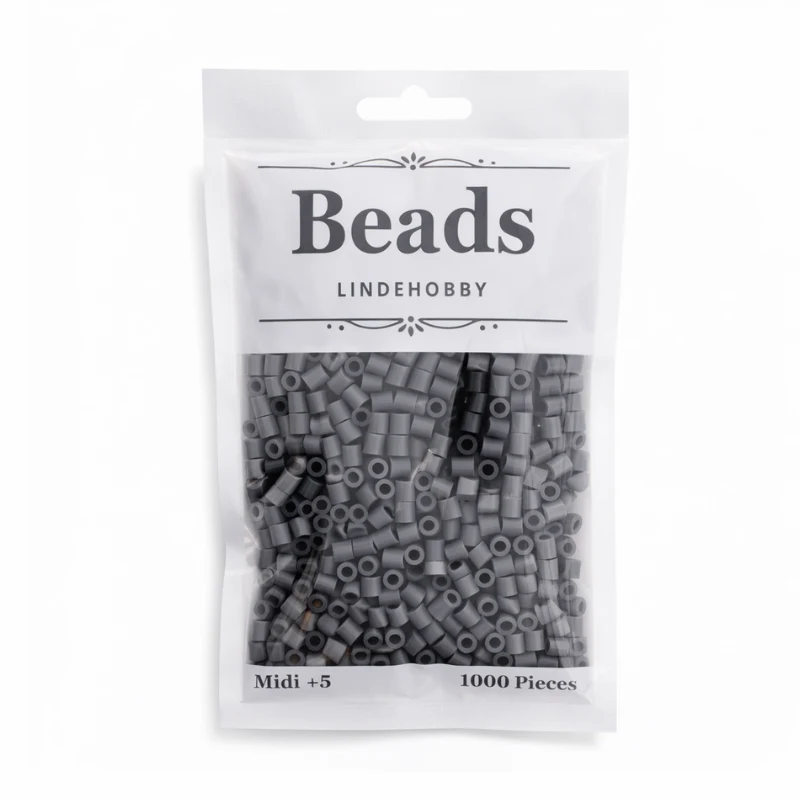 LindeHobby Beads 156 Stålgrå
