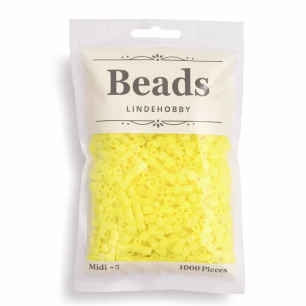 LindeHobby Beads Translucent 04 Gul