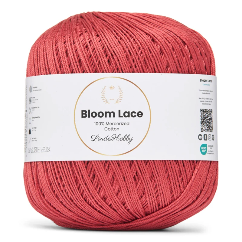 LindeHobby Bloom Lace Mercerized Cotton 24 Rosentræ