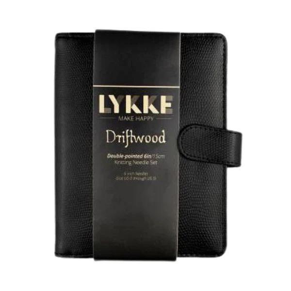 LYKKE Strømpepindesæt Driftwood, Sort, 15 cm (2.00-3.75 mm)