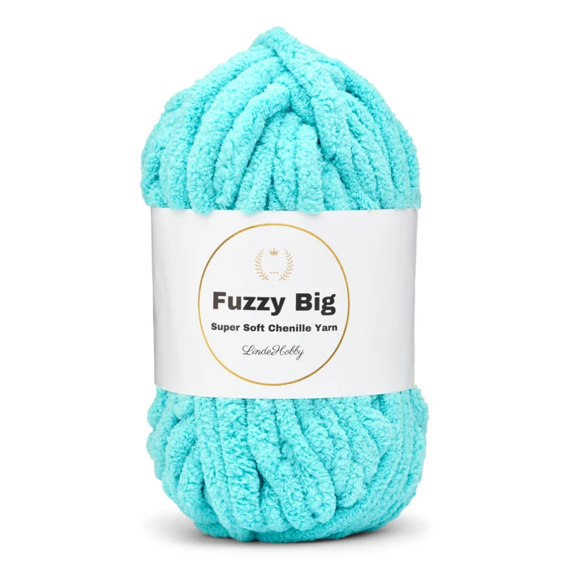 LindeHobby Fuzzy Chenille BIG 13 Teal