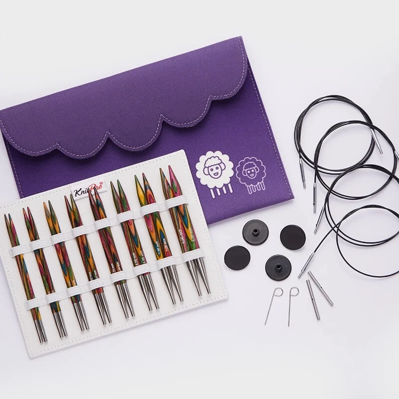 KnitPro Symfonie Udskiftelige Rundpindesæt Deluxe