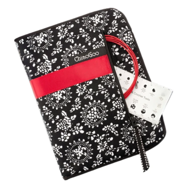 ChiaoGoo Udskiftelige Rundpindesæt Twist Red Lace, Small, 13 cm