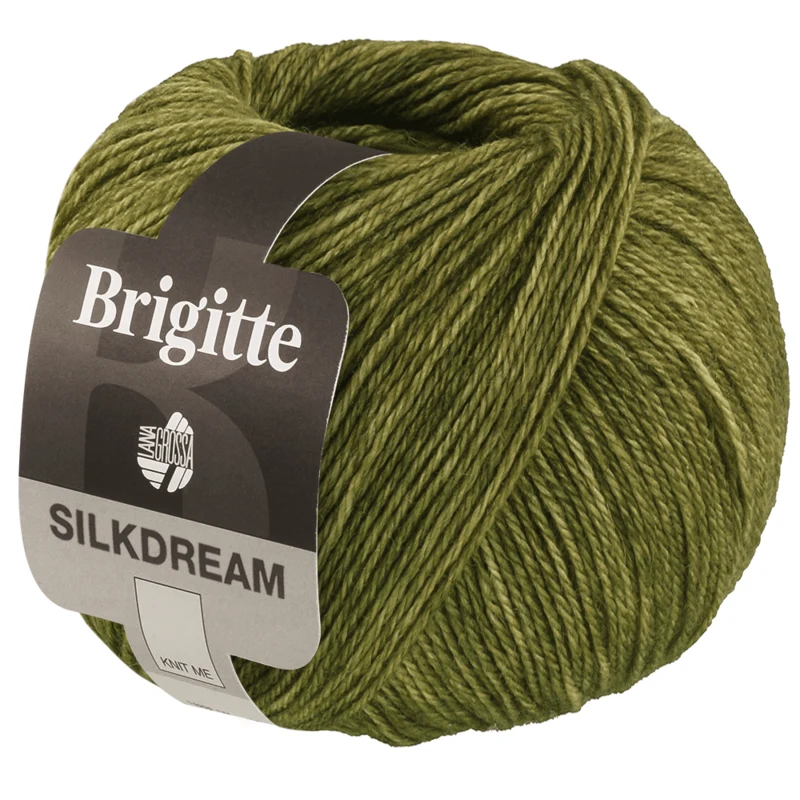 Lana Grossa Brigitte Silkdream 07 Oliven