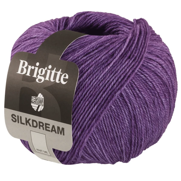 Lana Grossa Brigitte Silkdream 11 Blåviolet