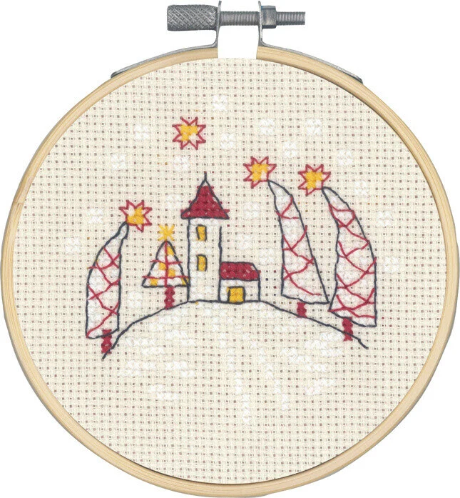 Broderikit Kirken m/5810/10 10 Ø
