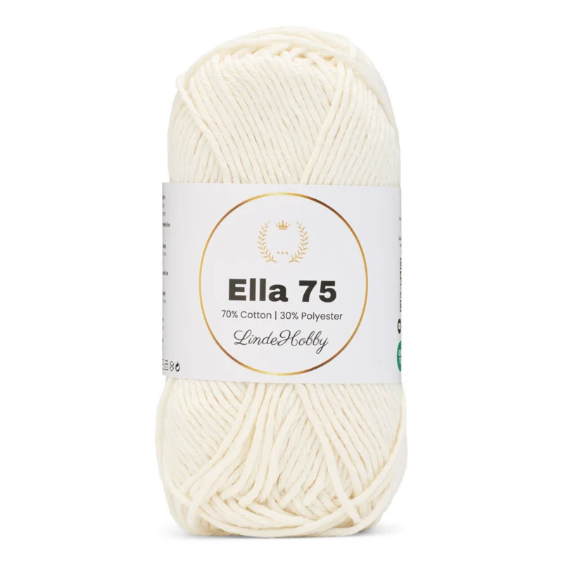 LindeHobby Ella 75 06 Sukkerhvid