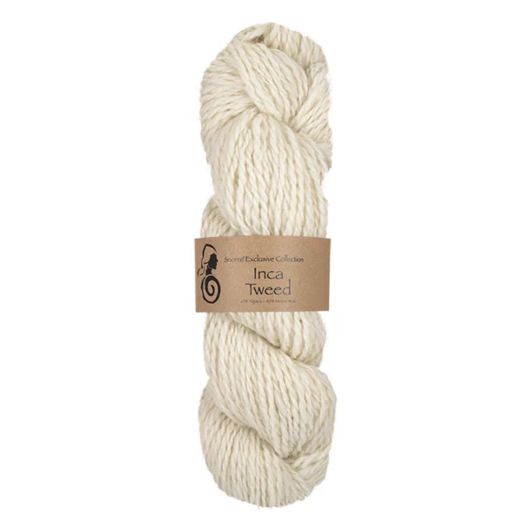 Viking Snorre Inca Tweed 100 Hvid
