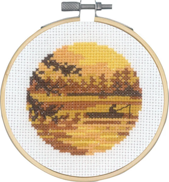 Broderikit Fisketur i efteråret m/5810/10