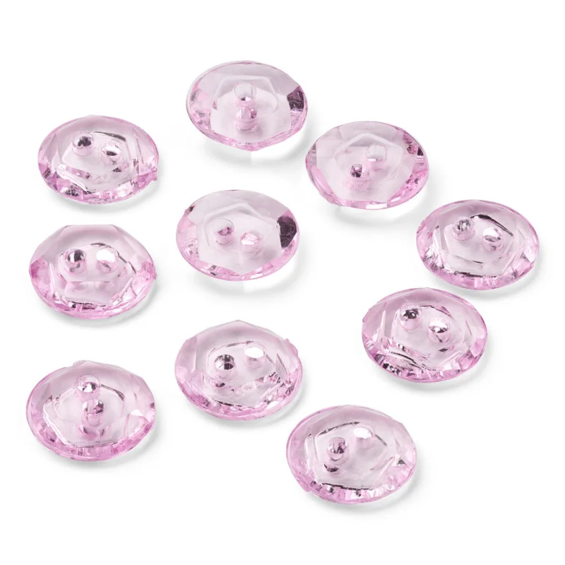 LindeHobby Krystalknapper, Lilla, 12 mm, 10 stk