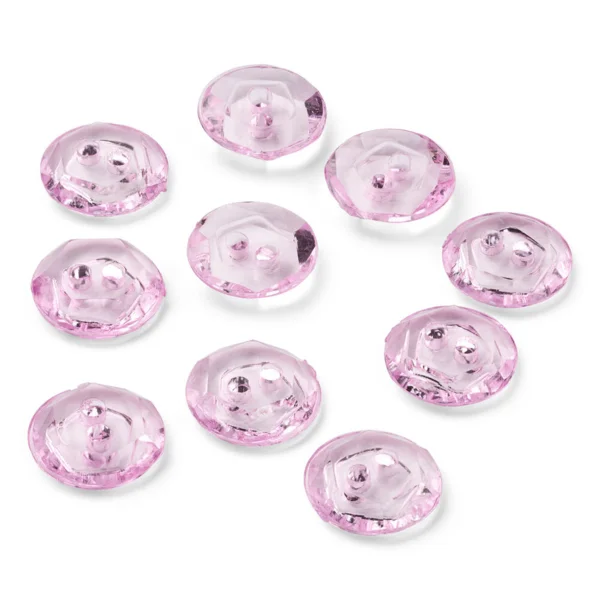 LindeHobby Krystalknapper, Lilla, 12 mm, 10 stk