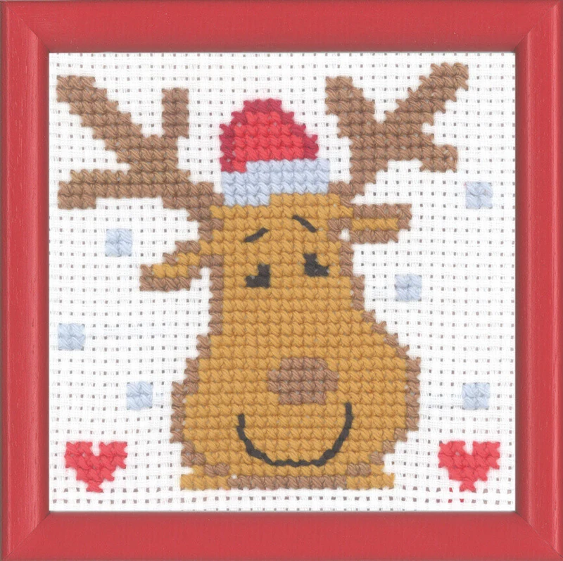 Broderikit Elg 5950 12 x 12 cm