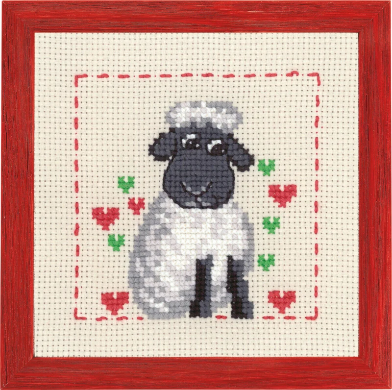 Broderikit MFK Får R/5387 19 x 19 cm