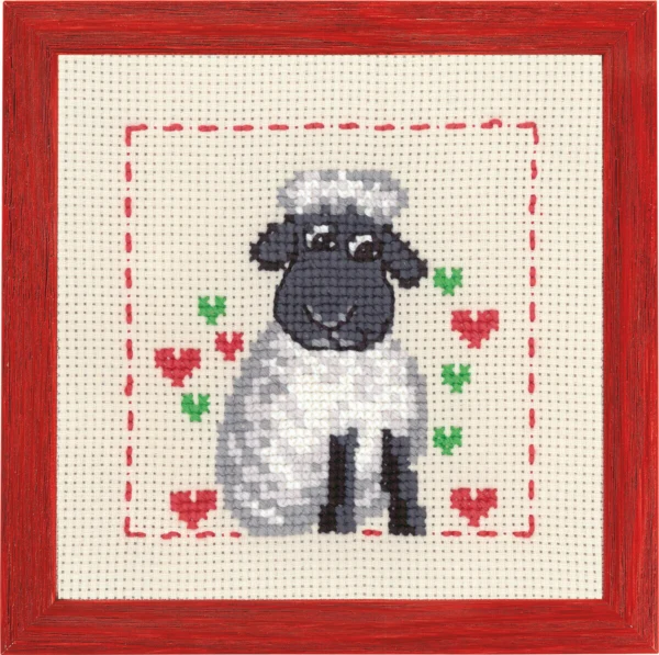 Broderikit MFK Får R/5387 19 x 19 cm