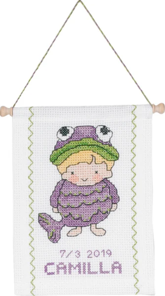 Broderikit Fisk B5129/18 18 x 25 cm