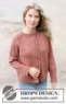 264-20 Canyon Twist Cardigan by DROPS Design