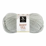 Gjestal Baby Ull 0004 Lys grå meleret