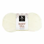 Gjestal Baby Ull 0020 Ubleget hvid