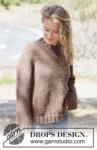 262-28 Earthbound Sweater by DROPS Design