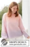 267-17 Sunset Sorbet Sweater by DROPS Design