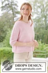 267-15 Elodie Lace Sweater by DROPS Design