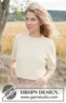 268-24 Sunlit Grid Top by DROPS Design