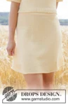268-33 Golden Mist Skirt by DROPS Design