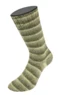 Lana Grossa Cosy Socks Soft Stripes 107 Lysegrøn/resedagrøn/grågrøn/mosgrøn
