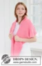 265-15 Evening Rose Shawl by DROPS Design
