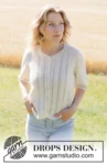 267-23 Blooming Lace Cardigan by DROPS Design