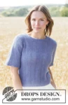 266-10 Lilac Serenade Top by DROPS Design