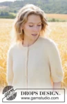 268-15 Lemon Mist Cardigan by DROPS Design