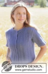 266-9 Lilac Serenade Cardigan by DROPS Design