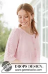 267-16 Elodie Lace Cardigan by DROPS Design
