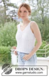 266-22 Bright Breeze Top by DROPS Design