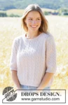 267-4 Country Vine Sweater by DROPS Design