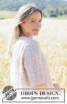 267-4 Country Vine Sweater by DROPS Design