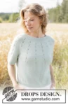 266-33 Mint Halo Sweater by DROPS Design