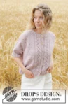 267-20 Rose Blossom Cardi by DROPS Design