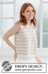 268-25 Blush Breeze Top by DROPS Design