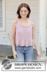 257-8 Dancing Darling Top by DROPS Design