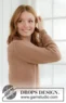 268-27 Toffee Glow Sweater by DROPS Design