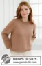 268-27 Toffee Glow Sweater by DROPS Design