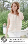 268-26 Blush Breeze Vest by DROPS Design