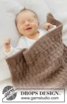 51-2 Cocoa Dream Blanket by DROPS Design