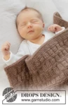 51-2 Cocoa Dream Blanket by DROPS Design