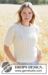 267-9 Barley Twist Sweater by DROPS Design