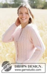 267-2 Forever Rose Cardigan by DROPS Design