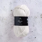 Svarta Fåret Merino Mega 12 Naturlig hvid