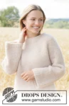 267-34 Spring Hug Sweater by DROPS Design